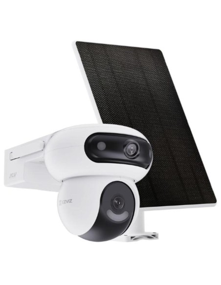 EZVIZ HB90 DUAL+P.SOLARE VIDEOCAM.A BATTERIA 2K+ DA ESTERNO VIS.NOTT
