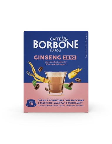BORBONE GINSENG ZERO COMP. LAVAZZA 16PZ.