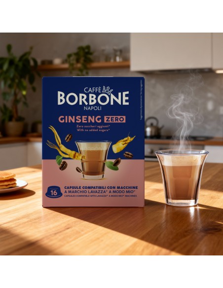 BORBONE GINSENG ZERO COMP. LAVAZZA 16PZ.