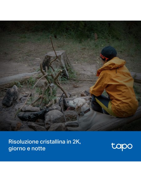 TPLINK TAPO TC90GKIT IP CAM WIFI/4G 2K MOTORIZZ.P.SOLARE BATTERIA IP65