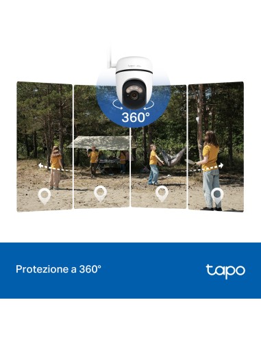 TPLINK TAPO TC90GKIT IP CAM WIFI/4G 2K MOTORIZZ.P.SOLARE BATTERIA IP65