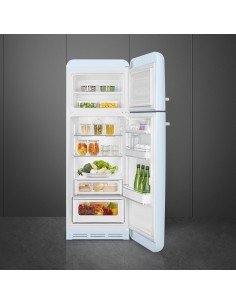 SMEG FAB30RPB6 FRIGO D.P. C BLU PASTELLO 294 LT ANNI 50 60CM CERN.SX 2