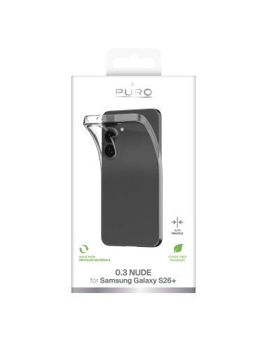 PURO PUSGS26P03NUDETR SAMSUNG S26+ COVER ULTRA-SLIM 0.3 TRASPARENTE