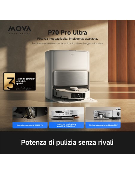 MOVA P70 PRO ULTRA VIM ROBOT MOP WHITE