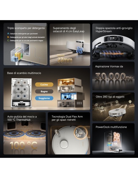 DREAME DREVIMMX10PRO-WH MATRIX 10  PRO VIM WHITE ASPIR. ROBOT