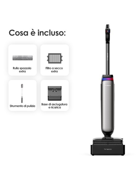 TINECO FLOOR ONE S9 ARTIST STEAM PRO ASPIRAZIONE/VAPORE 22KPA WET&DRY