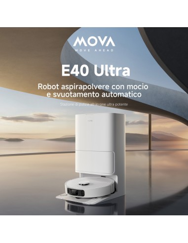 MOVA E40 VIM ULTRA ROBOT VACUUM CLEANER CON MOPS