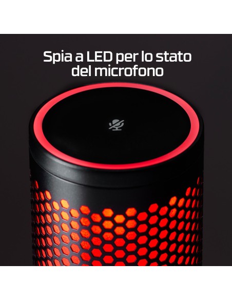 HYPERX QUADCAST 2 NERO MICROFONO GAMING USB