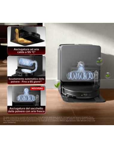 ROBOROCK SAROS 20X ASPIRAZIONE ROBOT BLACK