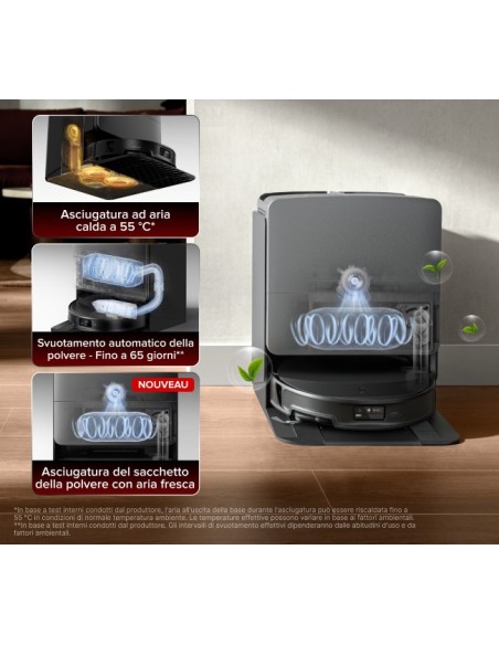 ROBOROCK SAROS 20X ASPIRAZIONE ROBOT BLACK