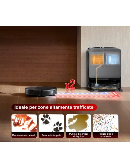 ROBOROCK SAROS 20X ASPIRAZIONE ROBOT BLACK