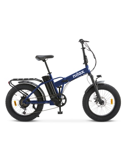 NILOX FAT BIKE 20" X8 PRO BLU +    ZAINO