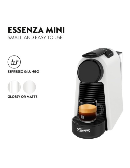 DE LONGHI EN85.WMT MACCHINA CAFFE' NESPRESSO ESSENZA MINI BIANCO