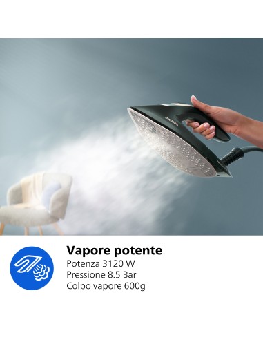 PHILIPS PSG7200/20 FERRO A CALDAIA 2850W 8,5B VAPORE CONTINUO 160GR/M.
