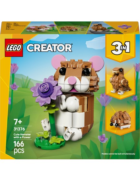 LEGO CREATOR SIMPATICO CRICETO CON FIORE