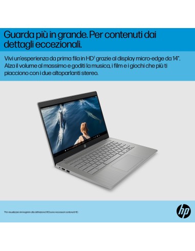 HP 14A-NE1000NL NOTEBOOK CHROME    N4500 4GB 64GB 14" FHD