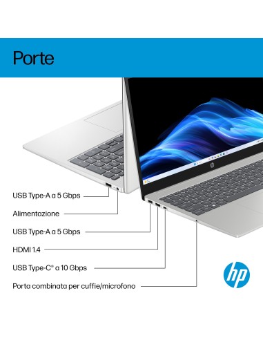 HP 15-FD2008NL NOTEBOOK ULTRA 5    225U 16GB 1TB 15,6" FHD