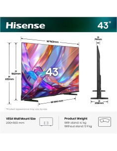 HISENSE 43E79S TVC 43" 4K QLED     SMART DOLBY ATMOS 2