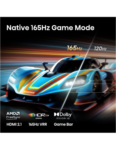 HISENSE 55U7S PRO TVC 55" MINILED  4K TVSAT DOLBY ATMOS 165HZ