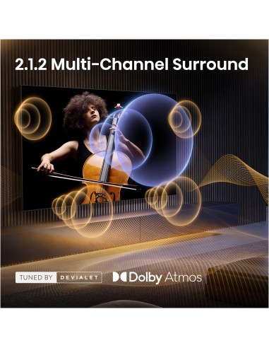 HISENSE 55U7S PRO TVC 55" MINILED  4K TVSAT DOLBY ATMOS 165HZ