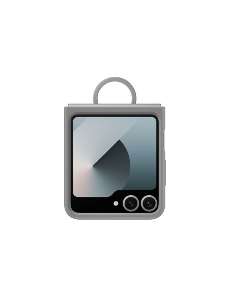 SAMSUNG EF-PF741TJ ZFLIP6/7FE SILICONE GRIGIO CON ANELLO CUSTODIA