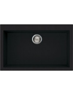 SMEG VZ79N LAVELLO 1V 79CM NERA    SERIE QUADRA