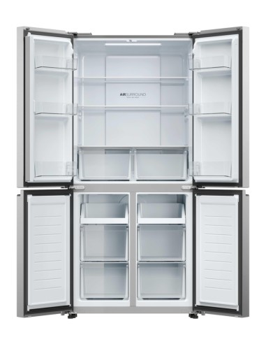 HAIER HCR3818DNMM FRIGO D 4PORTE NF 536LT INOX INV. H192 L83 P67