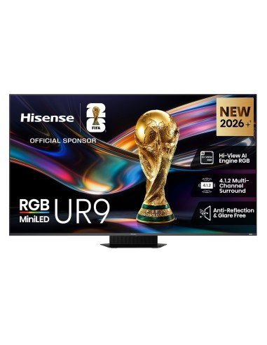 HISENSE 85UR9S TVC 85" MINILED 4K  RGB DOLBY ATMOS HI CONCERTO 180HZ