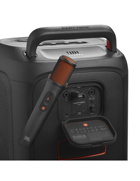 JBL EASY SING MIC S 2 MICROFONI WIRELESS AI KARAOKE RICEVITORE 6,3"