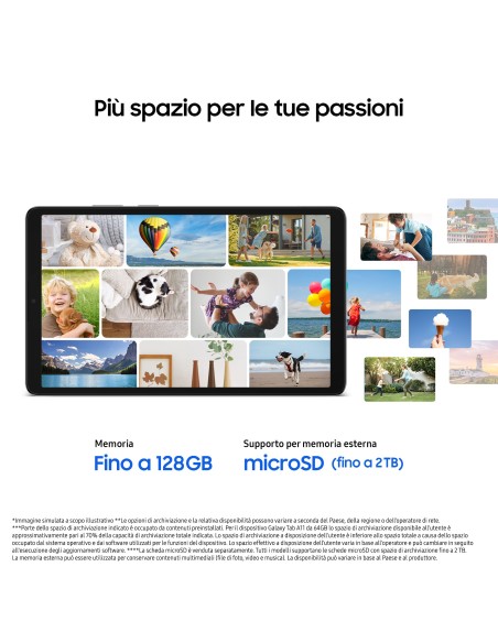 SAMSUNG SM-X130N TABLET A11 8,7"   WIFI 4GB/64GB GRAY