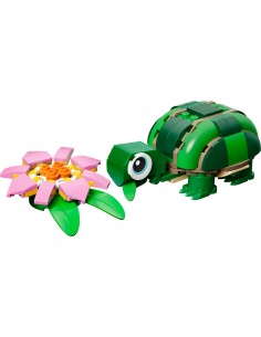 LEGO CREATOR TARTARUGA CON FIORE DI NINFEA 2