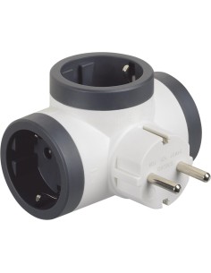 BTICINO S3626D KIT ADATT. SPINA SCHUKO 3 PRESE SCHUKO BIANCO