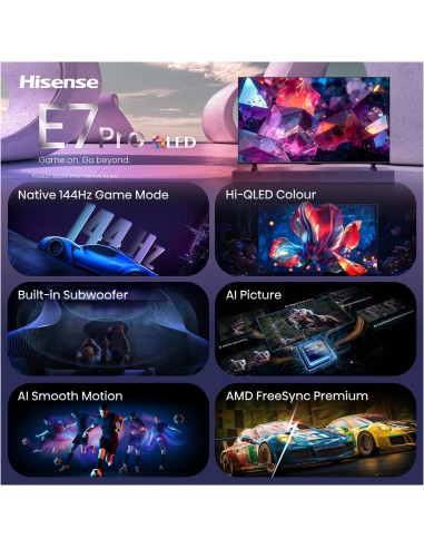 HISENSE 100E7SPRO TVC 100" 4K QLED SMART SAT DOLBY ATMOS