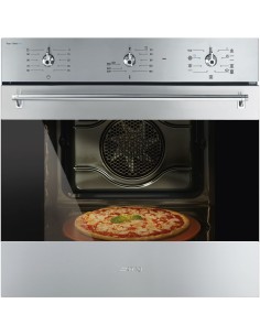 SMEG SF63M3S1PZX FORNO A 60CM 72LT INOX 9F. TERMOVENTILATO F. PIZZA