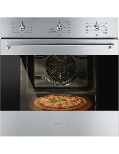 SMEG SF63M3S1PZX FORNO A 60CM 72LT INOX 9F. TERMOVENTILATO F. PIZZA