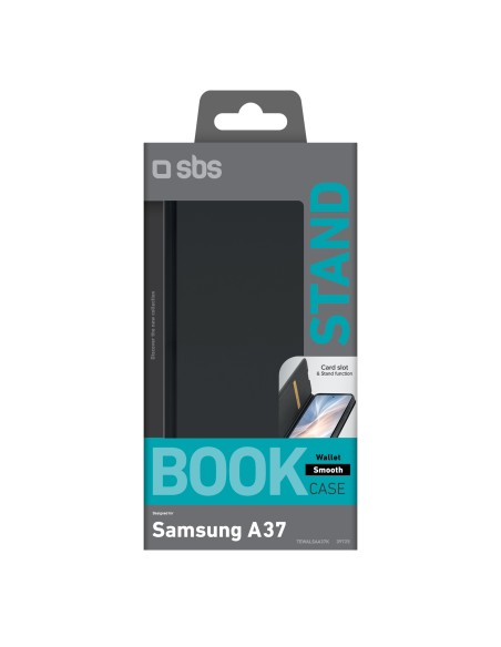 SBS TEWALSAA37K SAMSUNG A37 CUSTODIA A LIBRO NERO
