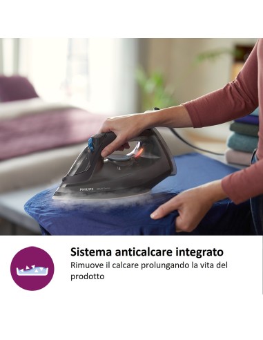 PHILIPS DST3041/80 FERRO A VAPORE  2600W PIASTRA IN CERAMICA - 300ML