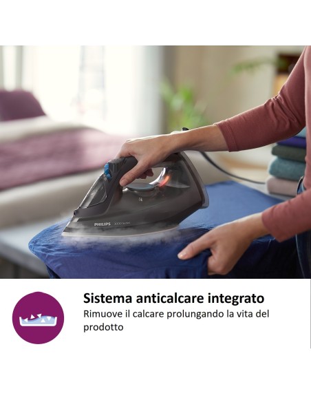 PHILIPS DST3041/80 FERRO A VAPORE  2600W PIASTRA IN CERAMICA - 300ML