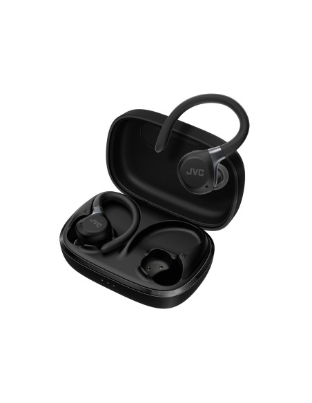 JVC HA-EC75 NERO AURICOLARI SPORTIVI BT 5.4 CON CLIP IP57 AUT.40 ORE