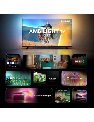 PHILIPS 32PQS6901/12 TVC 32" QLED  FHD AMBILIGHT SMART TVSAT