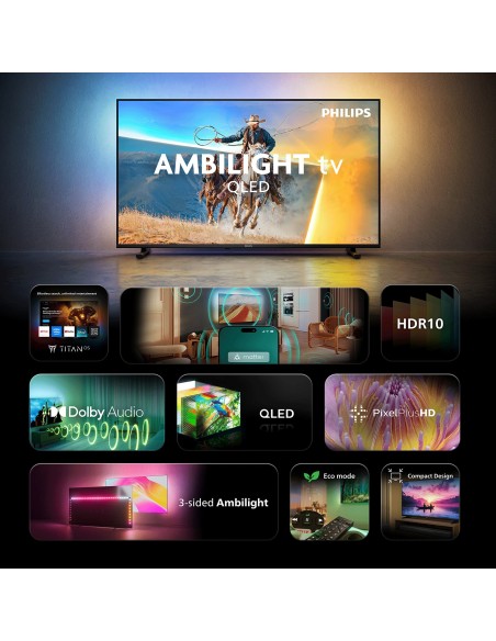 PHILIPS 32PQS6901/12 TVC 32" QLED  FHD AMBILIGHT SMART TVSAT