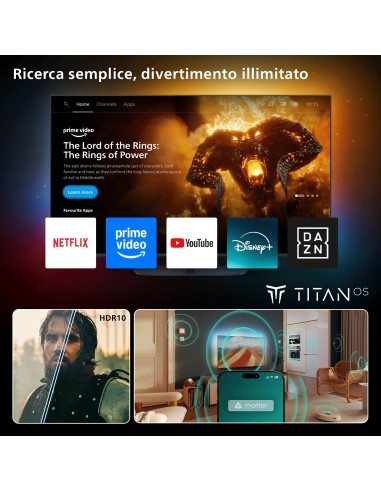 PHILIPS 32PQS6901/12 TVC 32" QLED  FHD AMBILIGHT SMART TVSAT