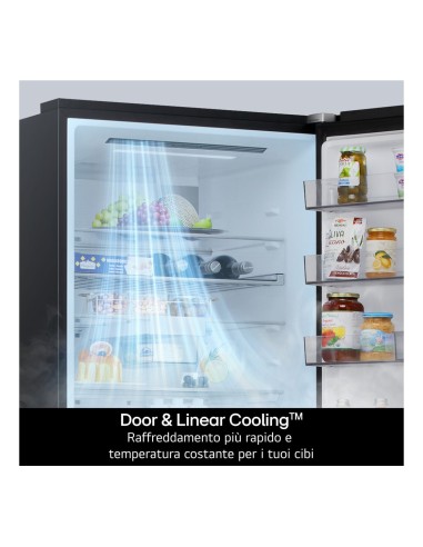 LG GBBSJ20DEP COMB. D 375L NF BLACKSTEEL INVERTER H203 L59,7