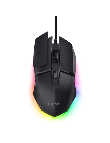 TRUST 25603 GXT 121 FELOX+ NERO ILLUMINATO 10000DPI GAMING MOUSE