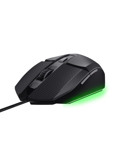 TRUST 25603 GXT 121 FELOX+ NERO ILLUMINATO 10000DPI GAMING MOUSE
