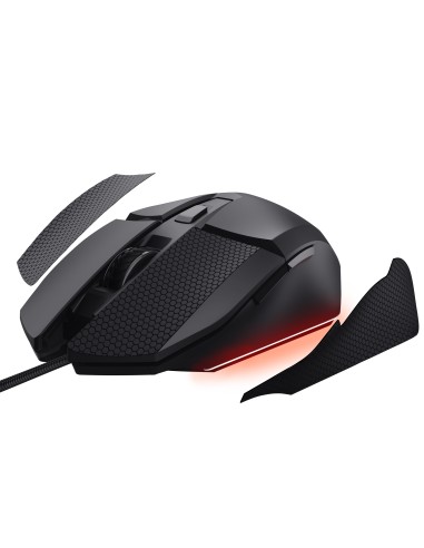 TRUST 25603 GXT 121 FELOX+ NERO ILLUMINATO 10000DPI GAMING MOUSE