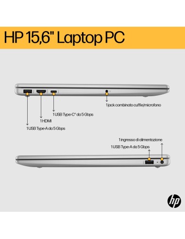 HP 15-FC0100NL NOTEBOOK RYZEN5 7520U 16GB 1TB 15,6" FHD