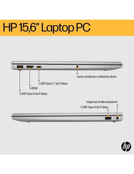 HP 15-FC0100NL NOTEBOOK RYZEN5 7520U 16GB 1TB 15,6" FHD