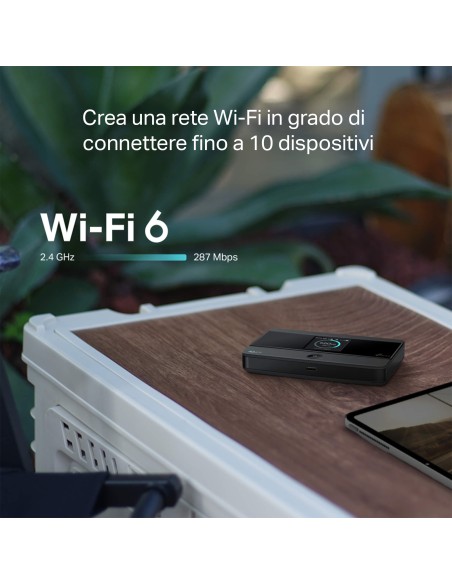 TPLINK M7352 POCKET 4G MOBILE WI-FI ROUTER CON DISPLAY