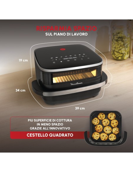 MOULINEX AL402H FRIGGITRICE AD ARIA 1KG DOPPIA RESISTENZA